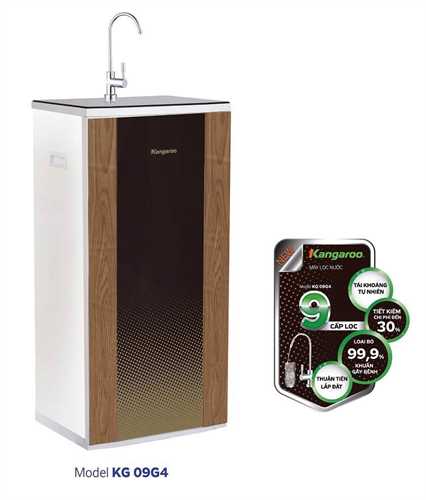 Máy lọc nước Kangaroo 9 lõi KG09G4 vỏ tủ VTU Máy lọc nước Kangaroo 9 lõi KG09G4 vỏ tủ VTU