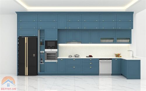 Tủ Bếp Chữ I Gỗ Công Nghiệp TB68 Tủ Bếp Chữ I Gỗ Công Nghiệp TB68